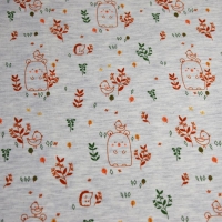 Jersey | Sweet bear | ecru meliert